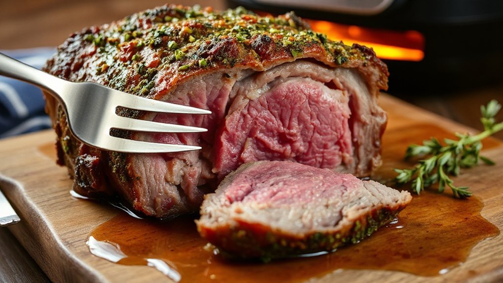 preheat sear roast probe