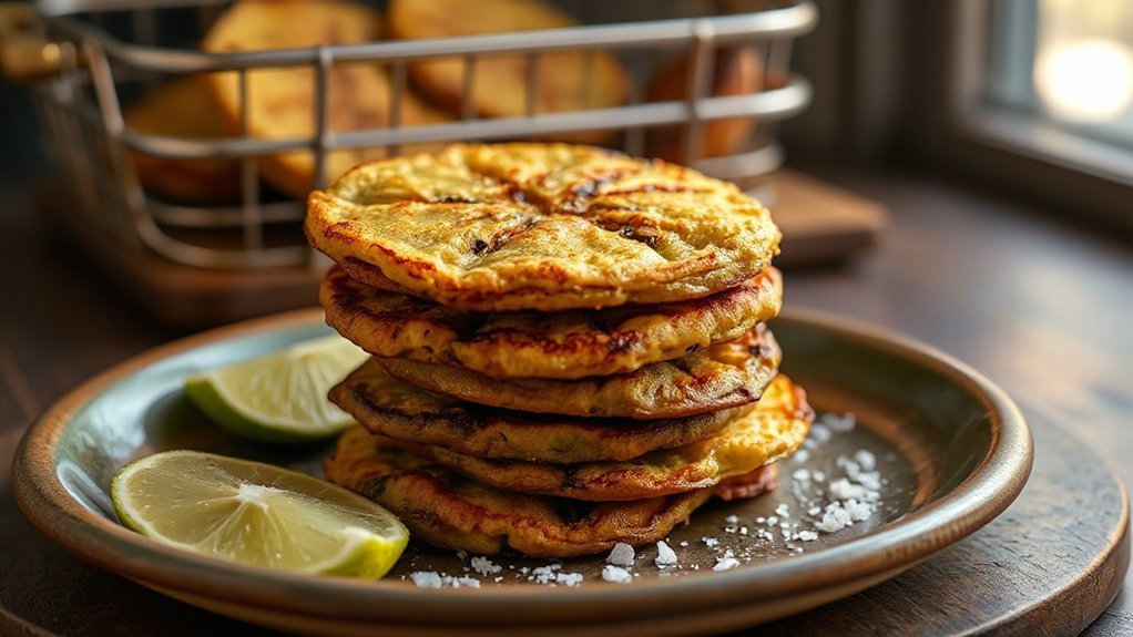 preheat smash double fry flip