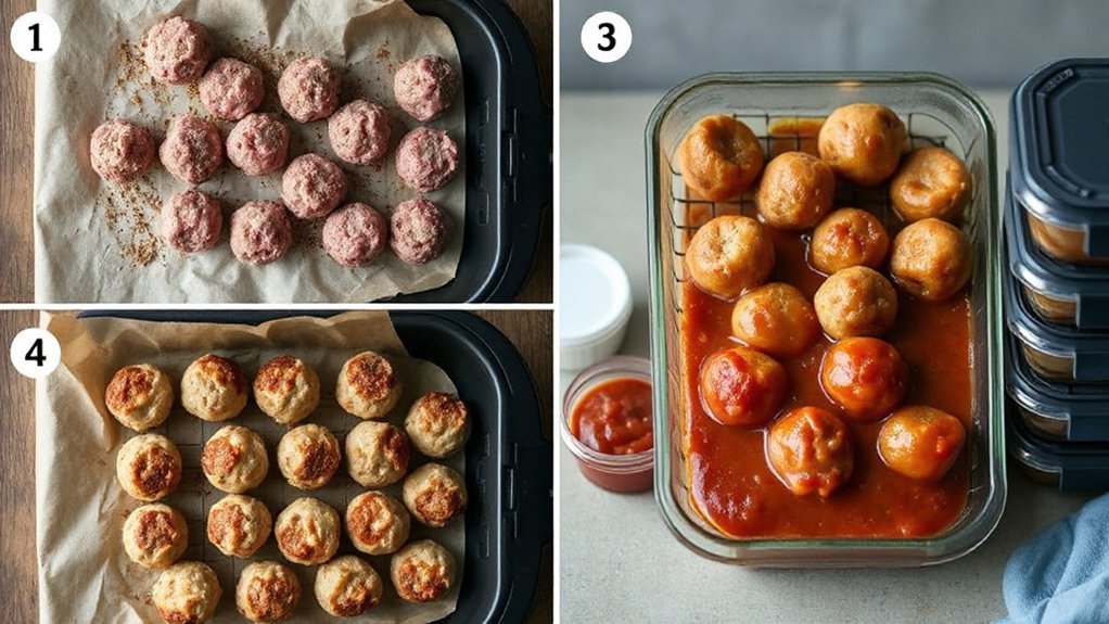 prep form air fry glaze