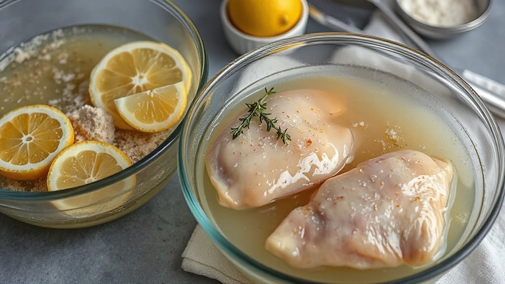 quick brine rinse chill