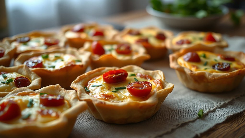 quick make ahead party quiches