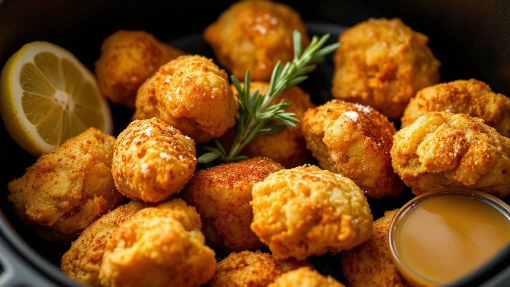 quickly season frozen chicken nuggets