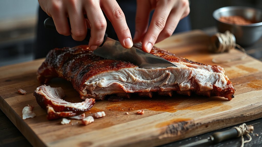 remove membrane trim excess