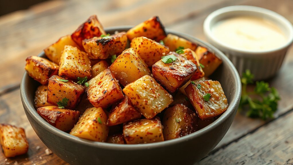 restaurant style air fryer potatoes