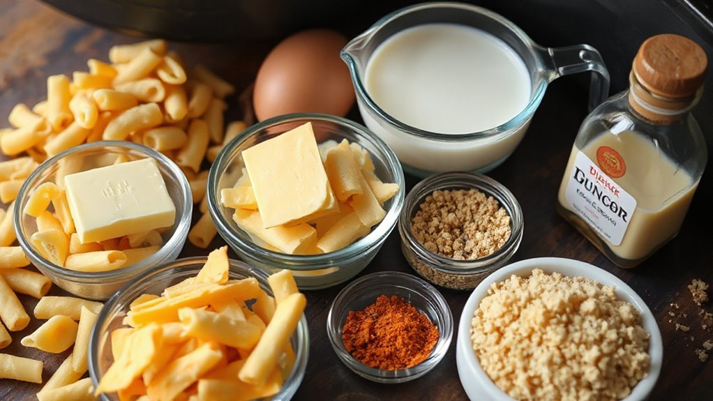 roux based two cheese mac