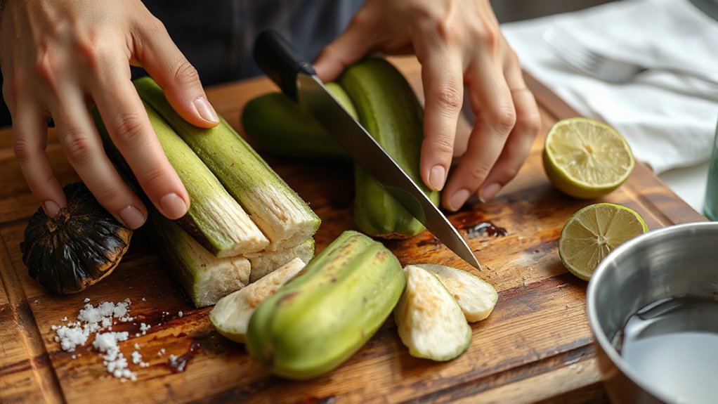 score peel slice dry