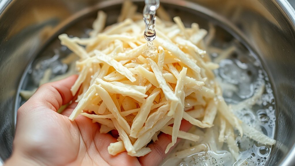 shred rinse squeeze air fry