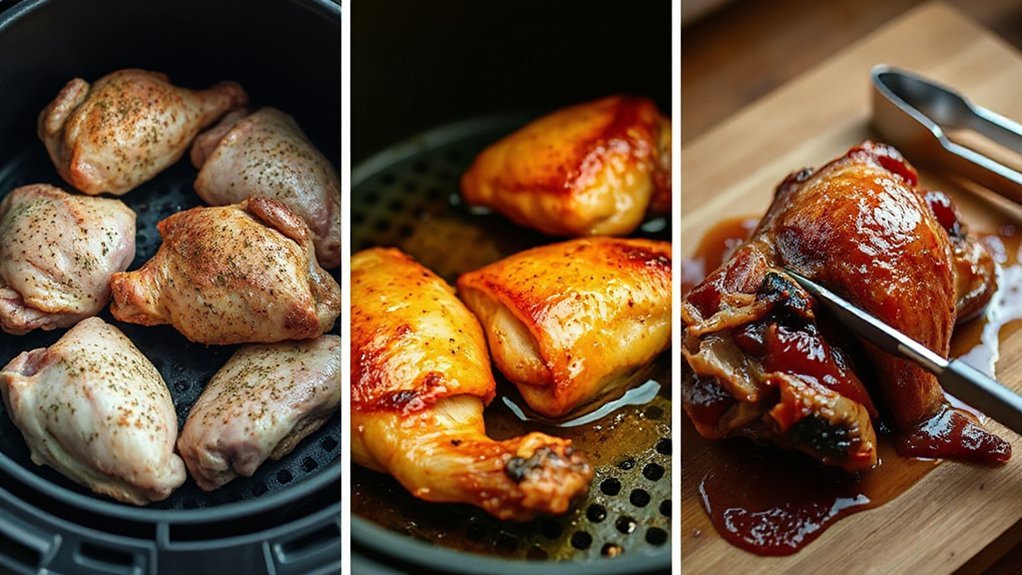 single layer timed flipped thighs