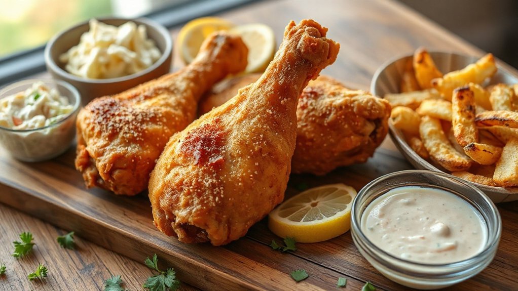 slaws starches sauces extras