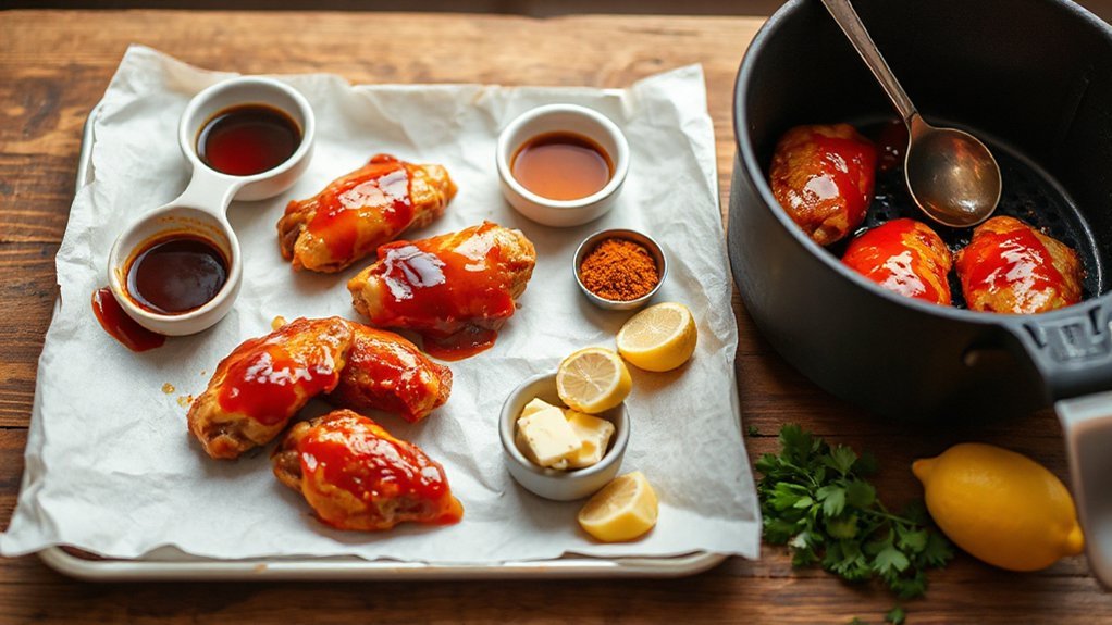 smoky brown sugar chicken wings