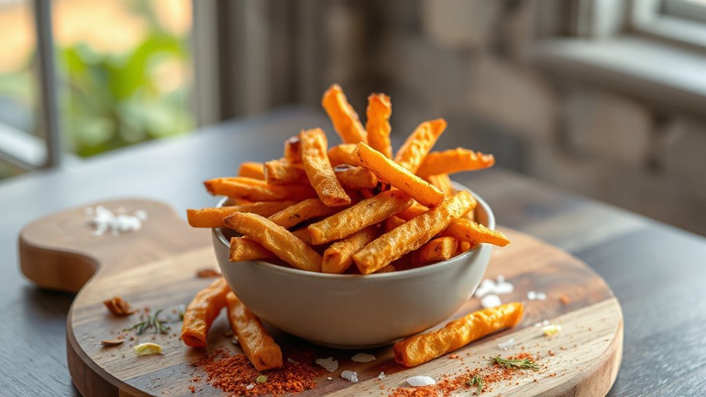 smoky sweet fiery fries