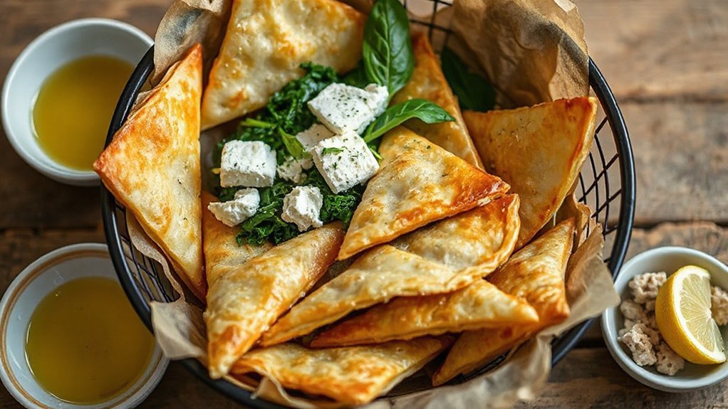 spinach feta phyllo essentials