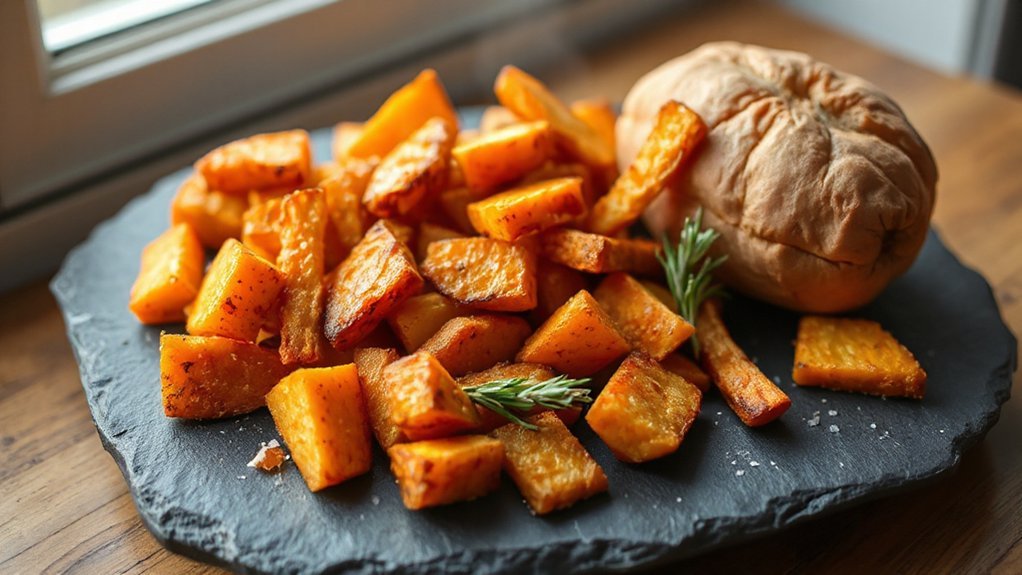sweet crispy air fried potatoes