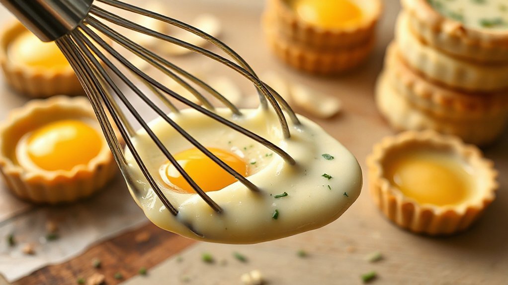 temper strain room temperature eggs