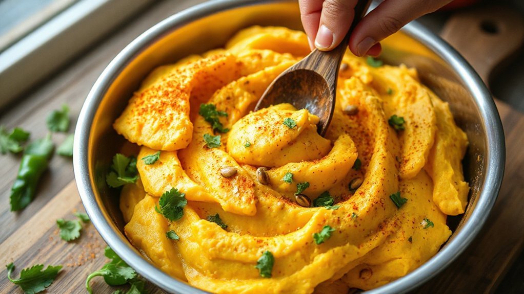 tempered spices coarse filling