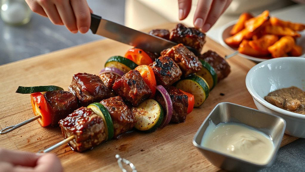 uniform bite sized pieces spaced