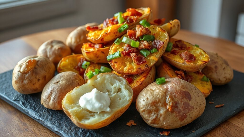 uniform firm starchy potatoes