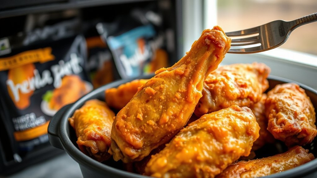 uniform pre baked unsweetened wings