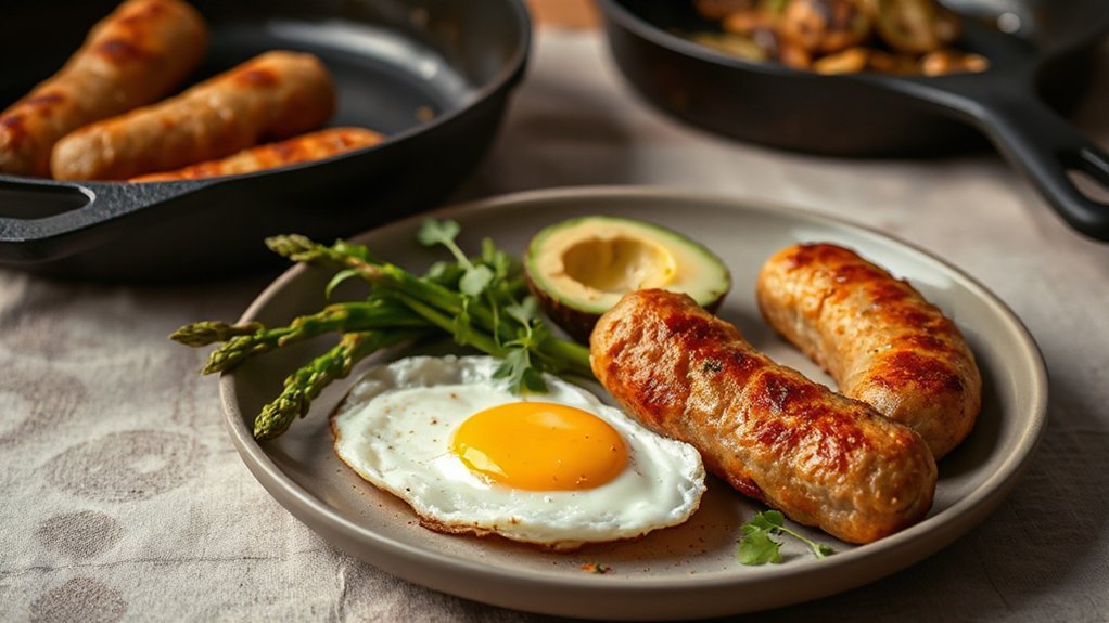 versatile air fried chicken sausages