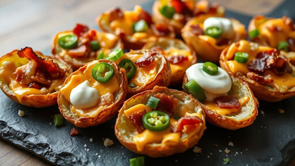 versatile loaded potato skins