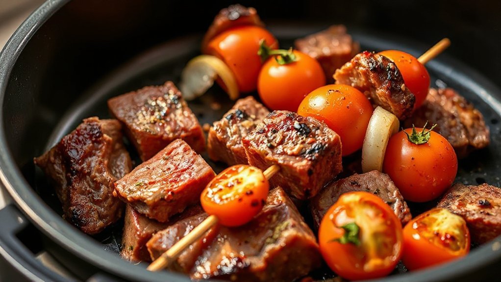 well marbled uniform one inch cuts