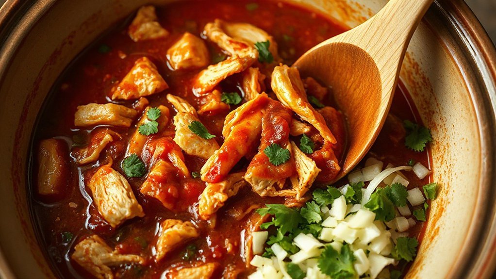 zesty cheesy shredded chicken